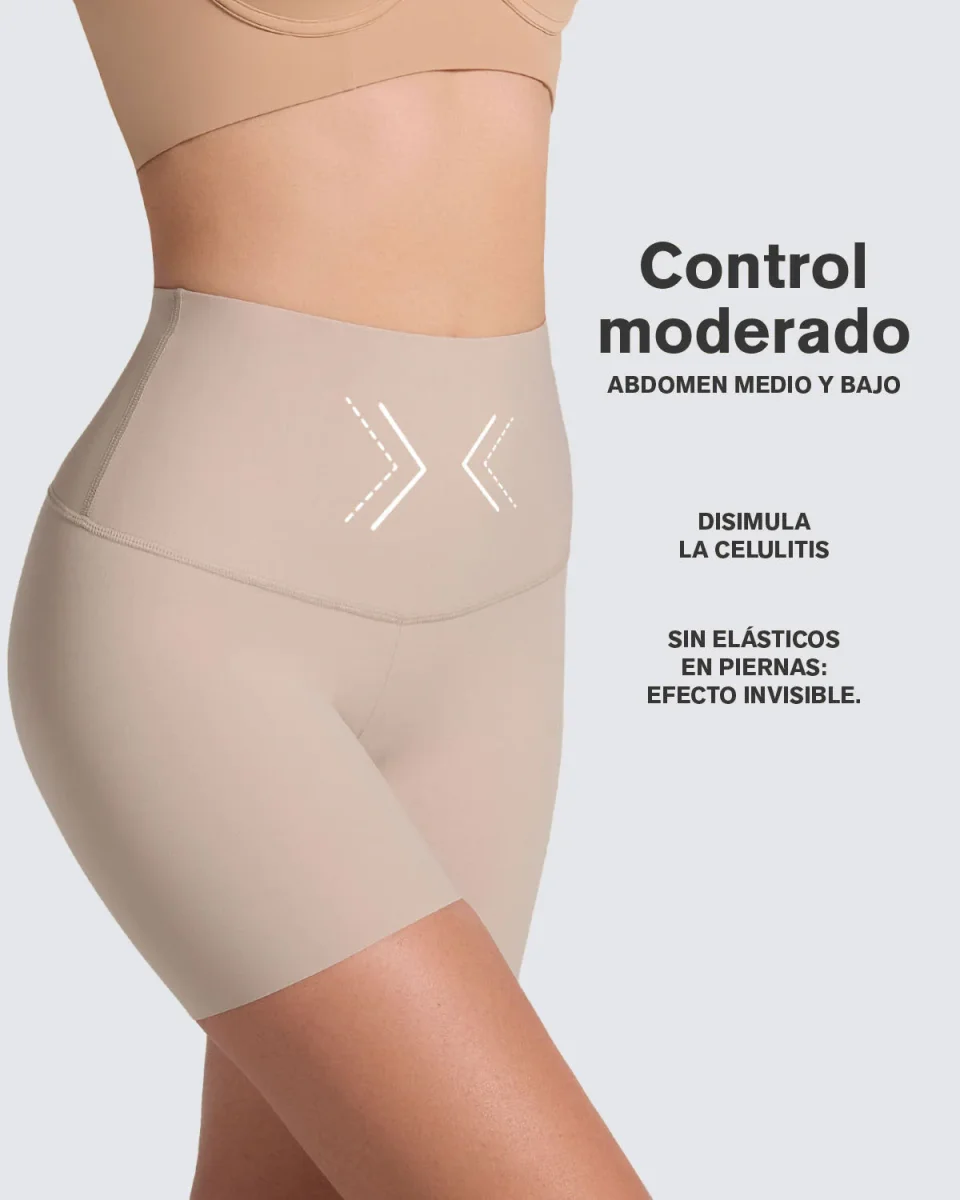 Short de compresión de abdomen y cintura que disimula la celulitis - Imagen 8