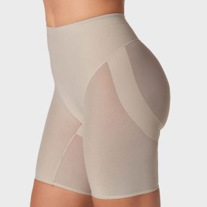 Faja pantalón tipo short levanta glúteos de compresión en abdomen