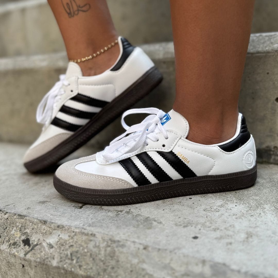 ADIDAS SAMBA BLANCA NEGRA - Imagen 3