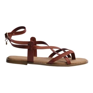 Sandalia Piso Para Mujer Lob Footwear  Cafe 15105708