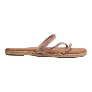 Sandalia Piso Para Mujer Lob Footwear Oro Rosado 15105721