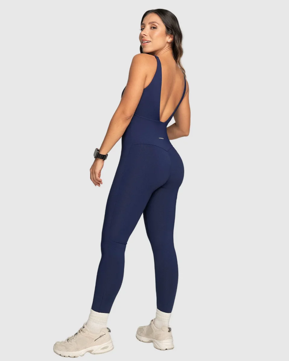 Enterizo deportivo de compresión suave en abdomen - Imagen 3