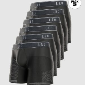 Paquete x 6 bóxers, secado rápido y mallas transpirables