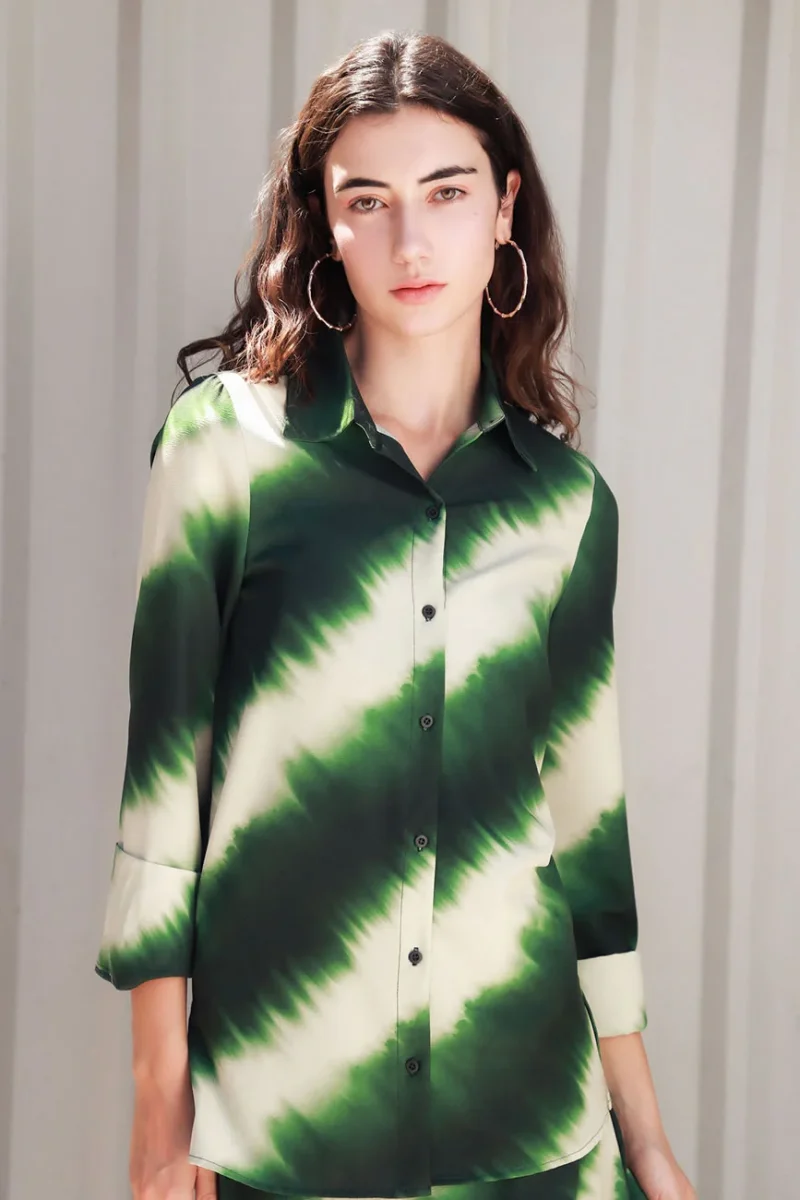 Blusa Camisera Estampada - Imagen 2