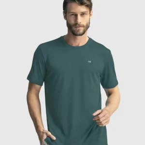 Camiseta deportiva masculina semiajustada de secado rápido