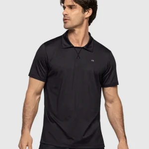 Camiseta deportiva transpirable con cuello tipo polo