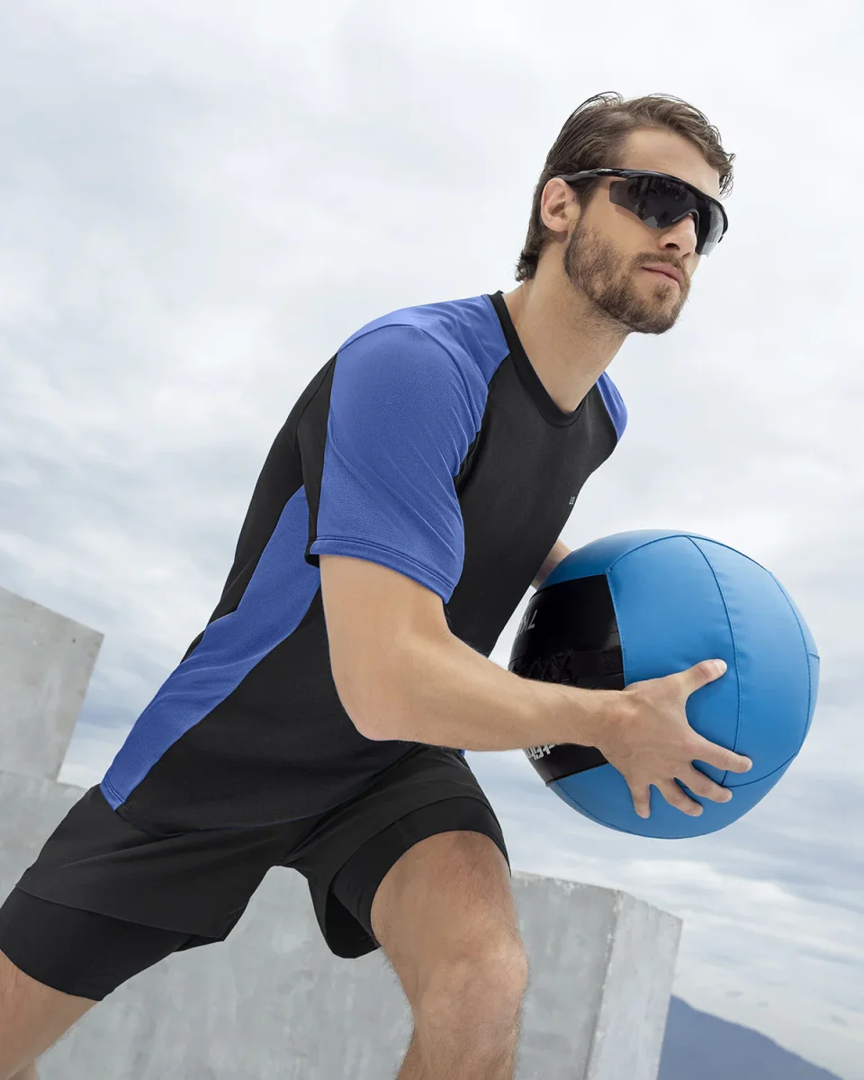 Camiseta deportiva masculina manga corta - Imagen 9