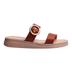 Sandalia Cuña Para Mujer Lob Footwear  Cafe 83405702