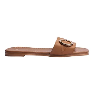 Sandalia Piso Para Mujer Lob Footwear Café 83405713