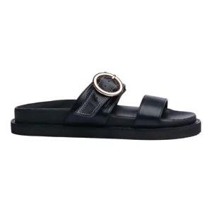 Sandalia Piso Para Mujer Lob Footwear Negro 83405747