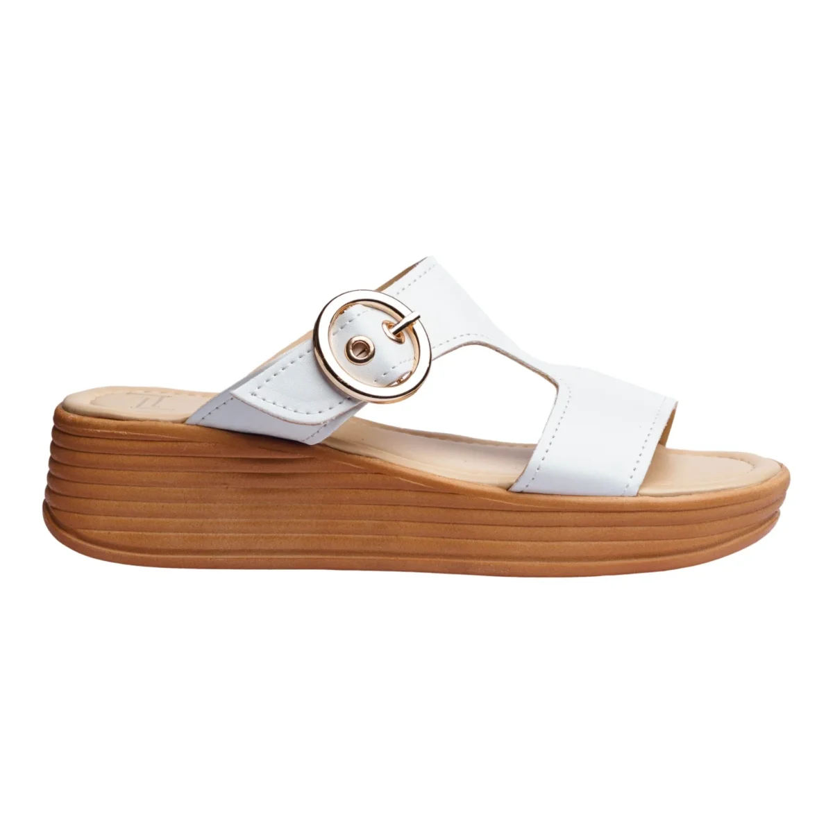 Sandalia Cuña Para Mujer Lob Footwear Blanco 83406047
