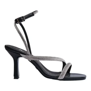 Sandalia Tacón Para Mujer Lob Footwear Negro 87505715
