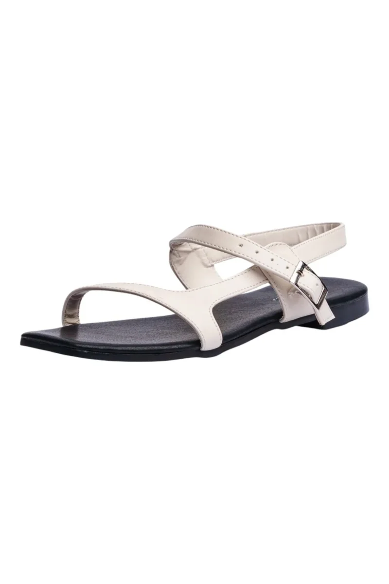 Sandalia Piso Para Mujer Lob Footwear Beige 87605704 - Imagen 7