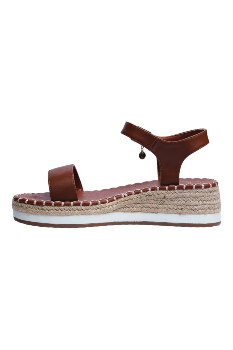 Sandalia Cuña Para Mujer Lob Footwear Café 90605464 - Imagen 6