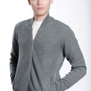 Suéter Cardigan Con Cierre