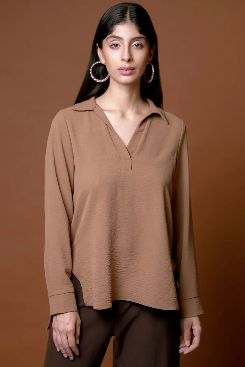 Blusa Cey Camisera Manga Larga - Imagen 2