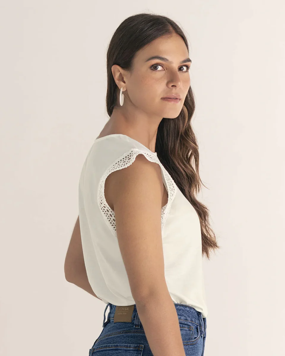 Camiseta con detalles en mangas - Imagen 3