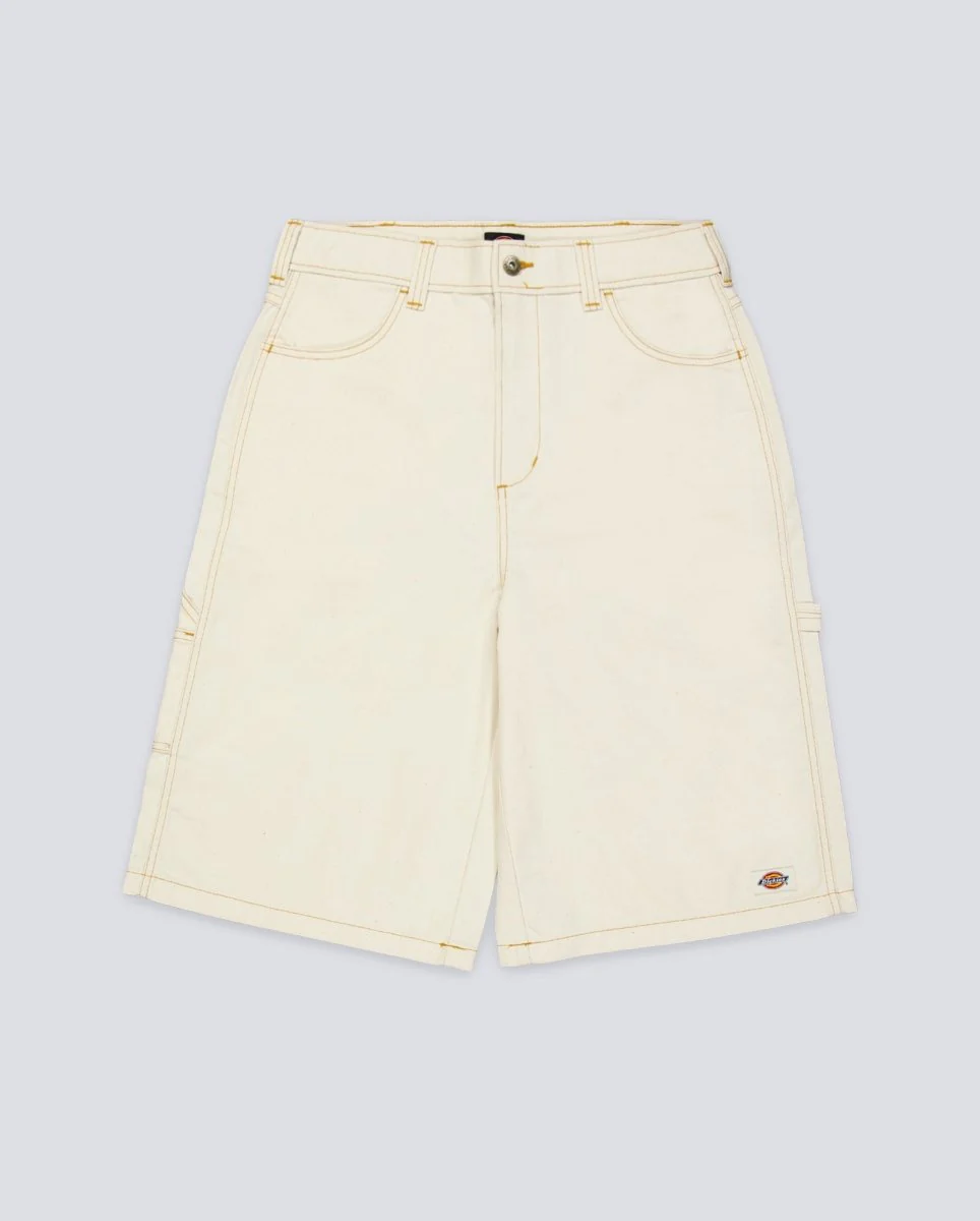 Pantalón Corto Dickies Carpenter Denim Jort W Beige Mujer