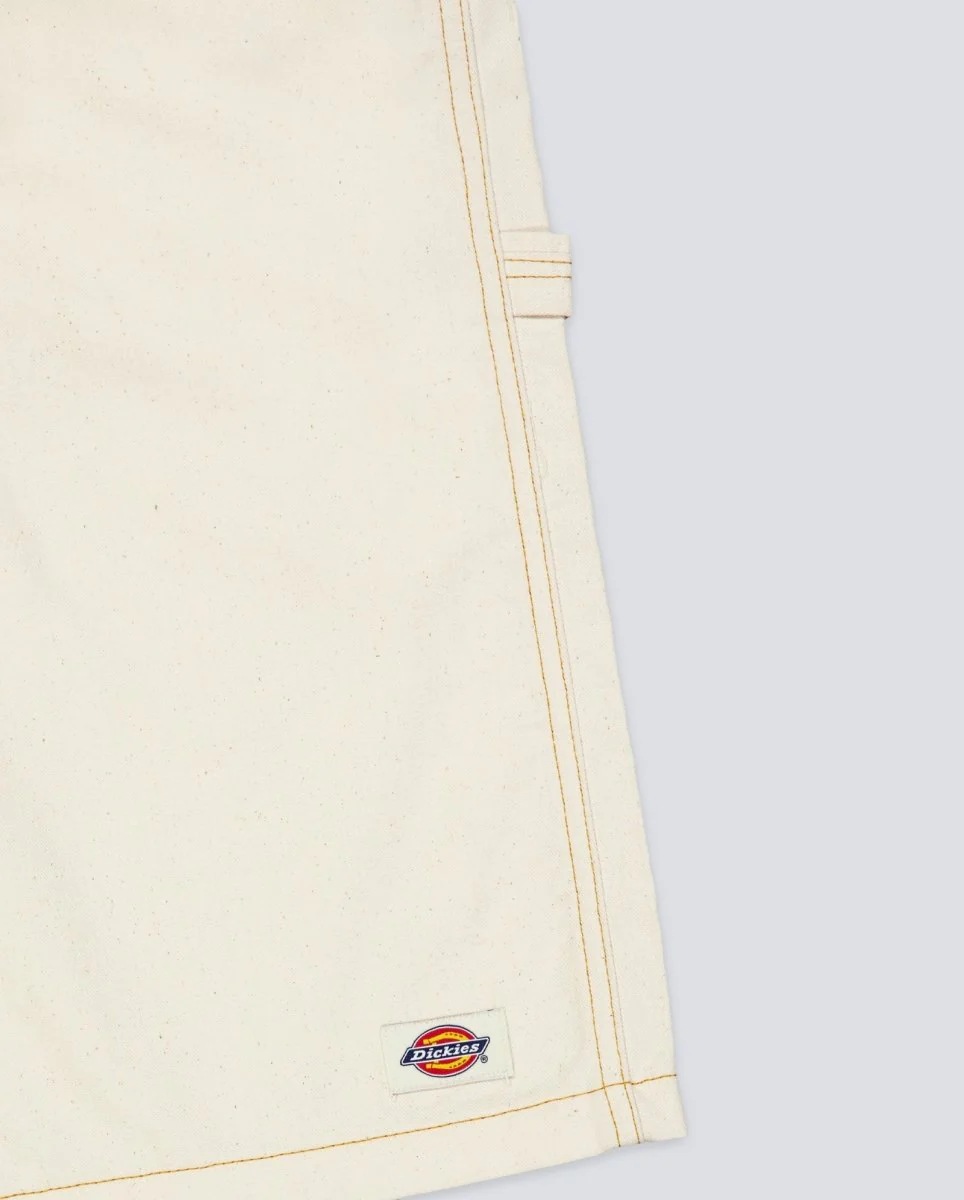 Pantalón Corto Dickies Carpenter Denim Jort W Beige Mujer - Imagen 3