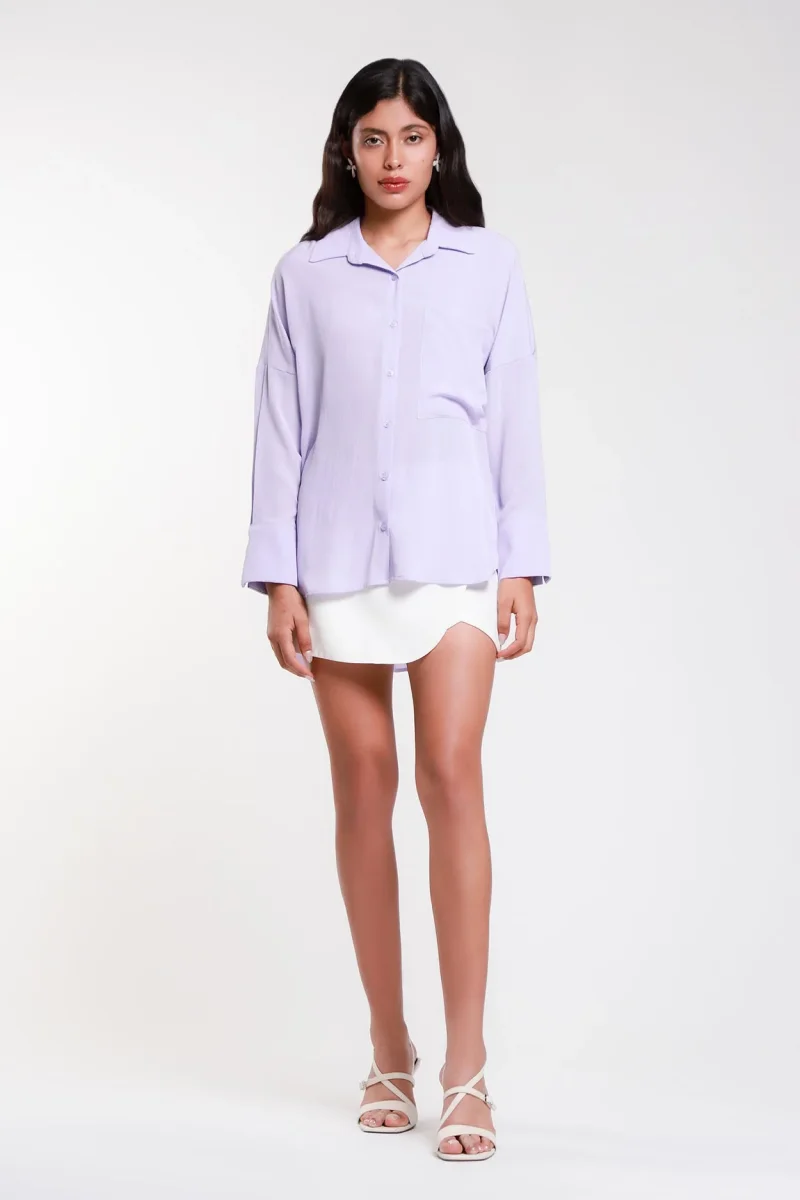 Blusa Camisera Manga Larga - Imagen 3