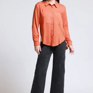 Blusa Camisera Manga Larga