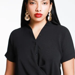 Blusa Camisera Manga Corta