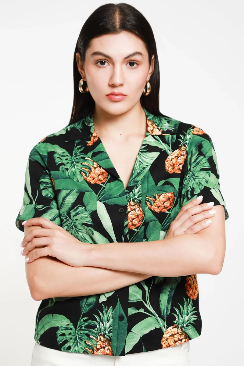 Blusa Camisera Estilo Resort - Imagen 2