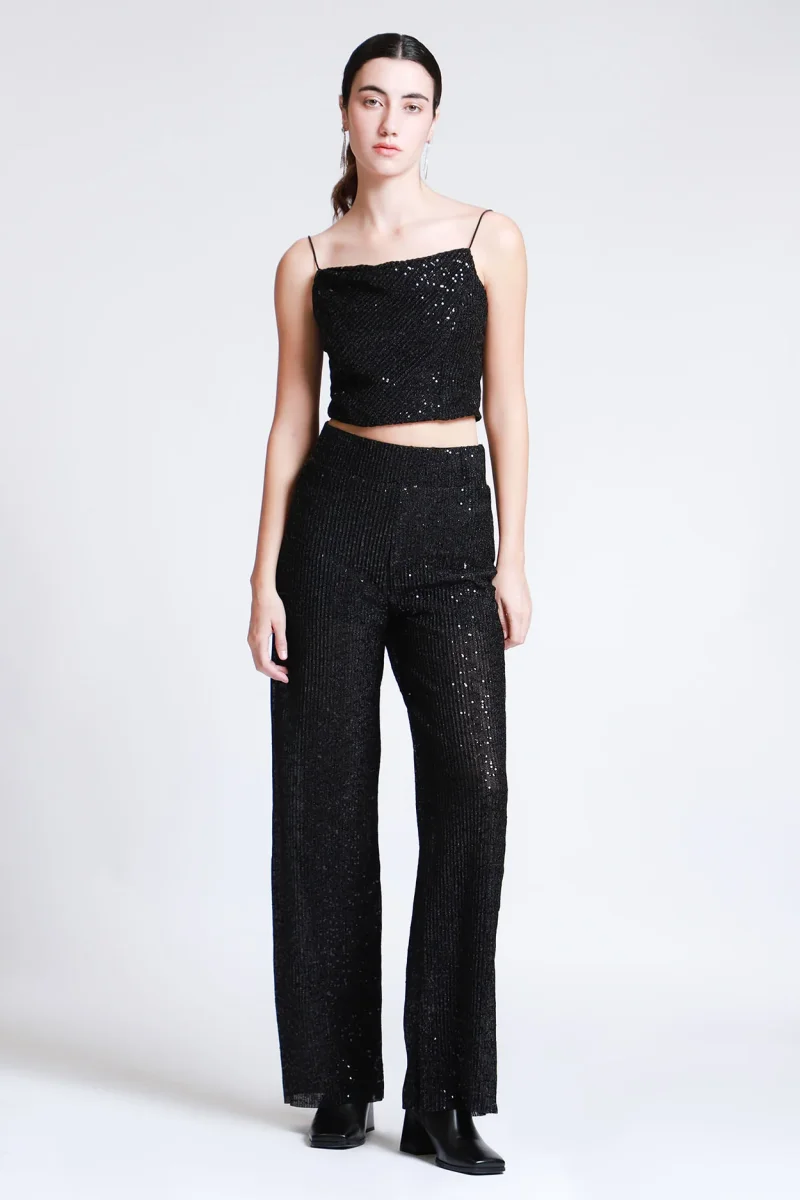 Pantalon Recto Lentejuela