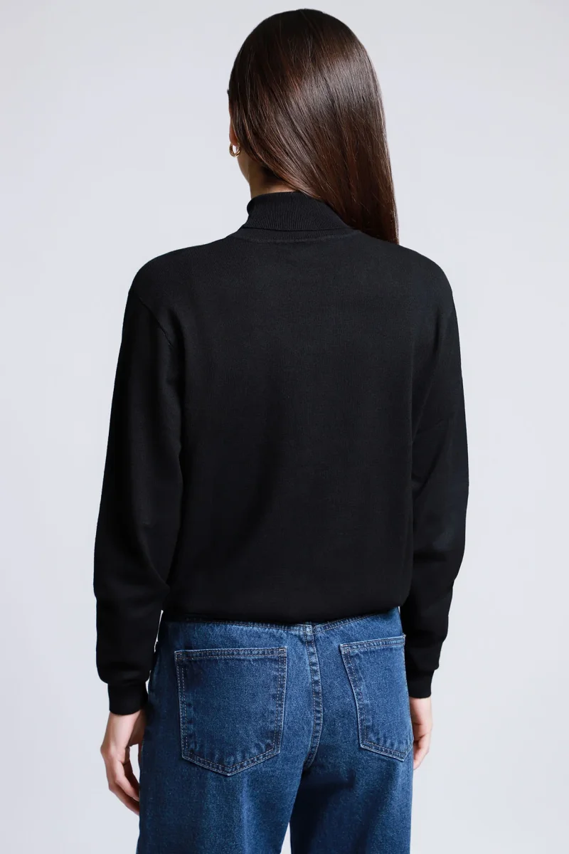 Blusa Tejido Punto Cuello Alto - Imagen 5